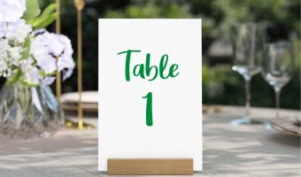 Table Names & Numbers